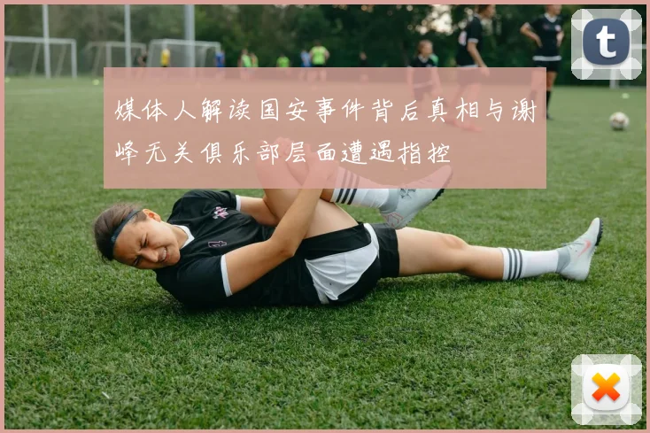 媒体人解读国安事件背后真相与谢峰无关俱乐部层面遭遇指控
